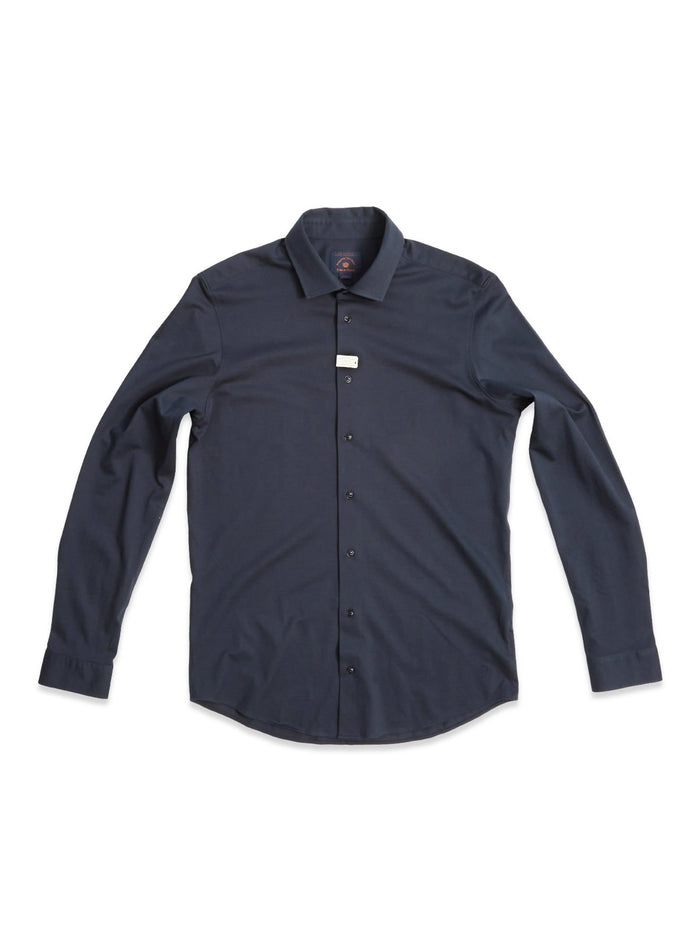 blue de gênes Luccio Dry Shirt Navy