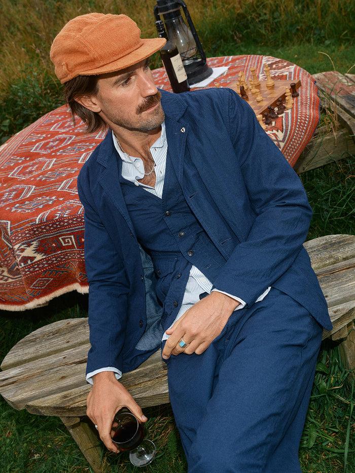 Blue De Gênes Ludovico Tarlo Gilet Navy