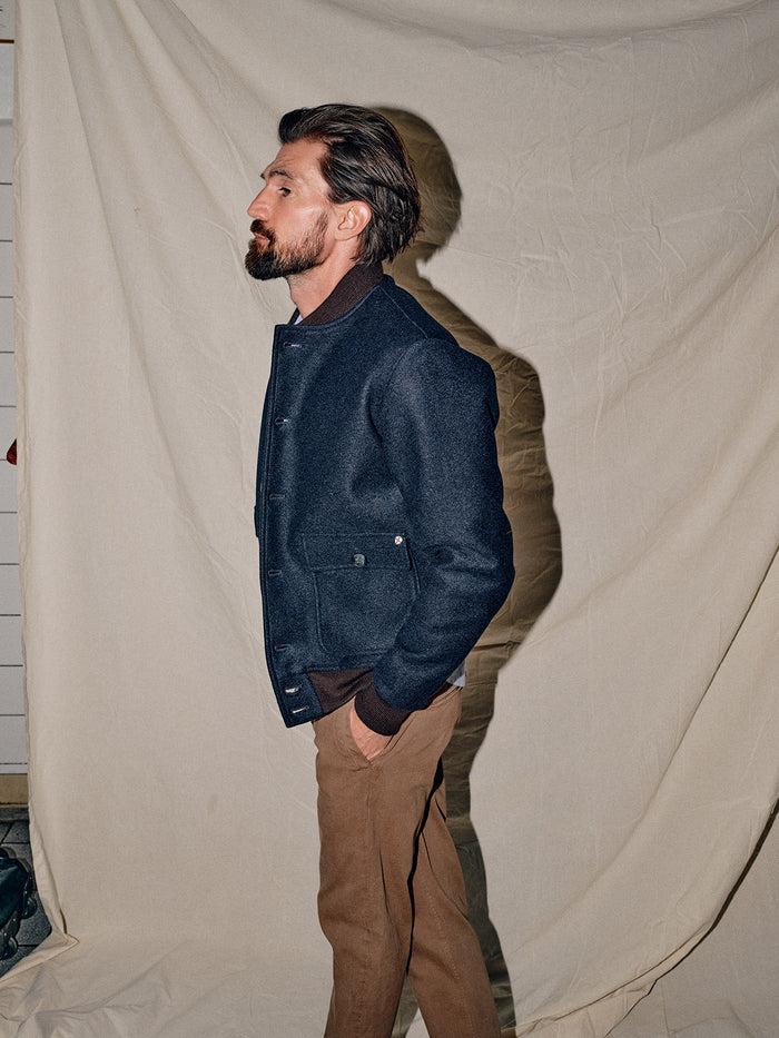 blue de gênes Magnum Jacket Dark Navy