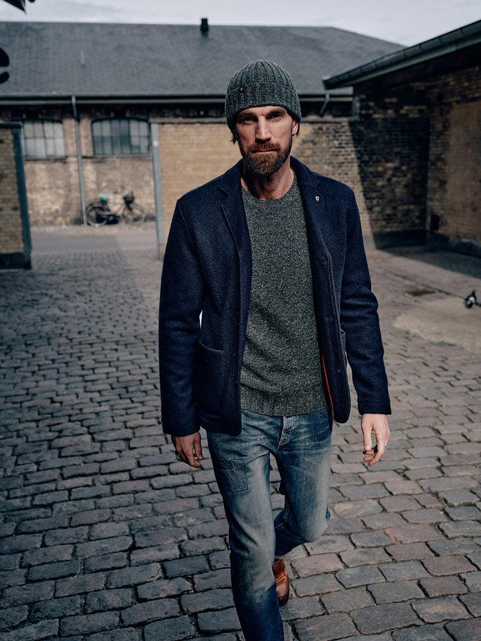 Blue De Gênes Marcos Blazer Dark Navy