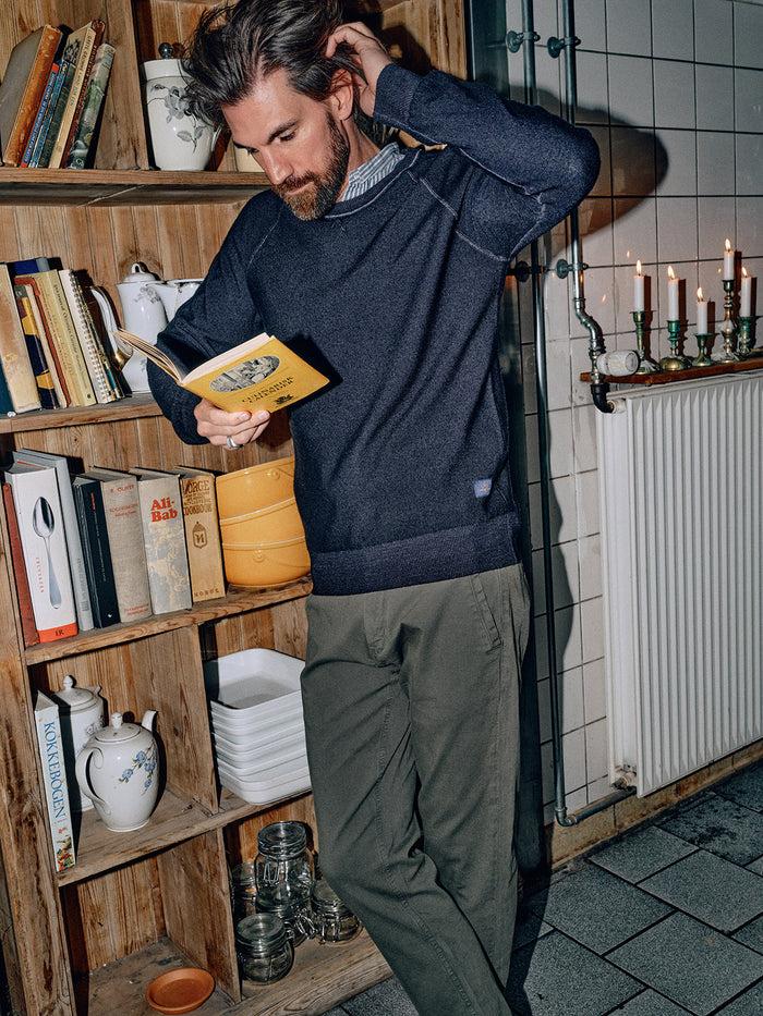 blue de gênes Marlon Knit Dark Navy