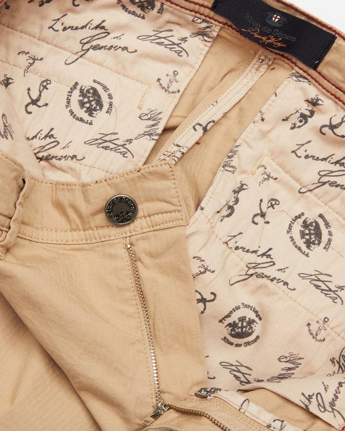 Blue De Gênes Menzino Shorts Khaki