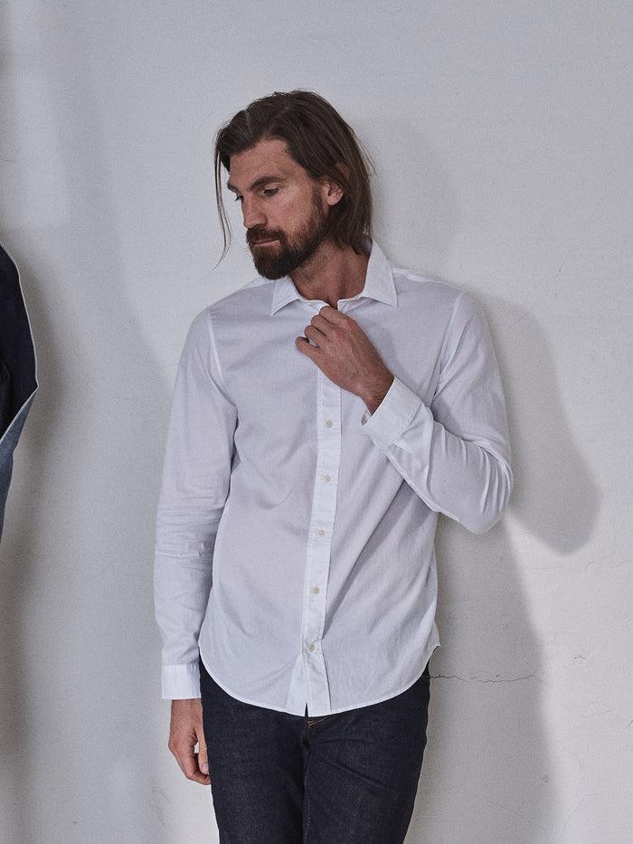 Blue De Gênes Miguel Brilliante Shirt White