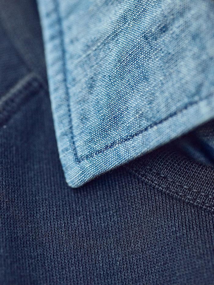 Blue De Gênes Miguel Chambray Shirt Lt. Denim Blue