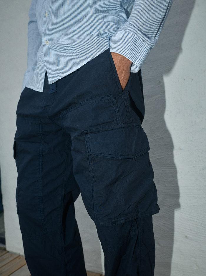 Blue De Gênes Mustang Cargo Pant Navy