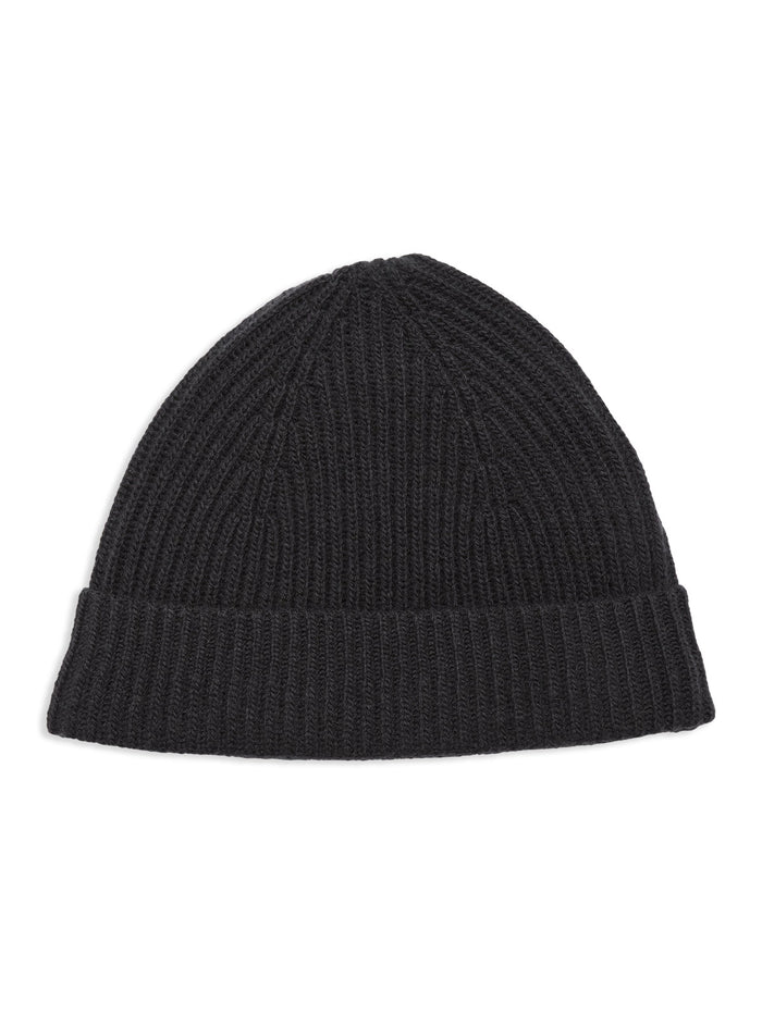 Blue De Gênes Nello Carino Beanie Charcoal