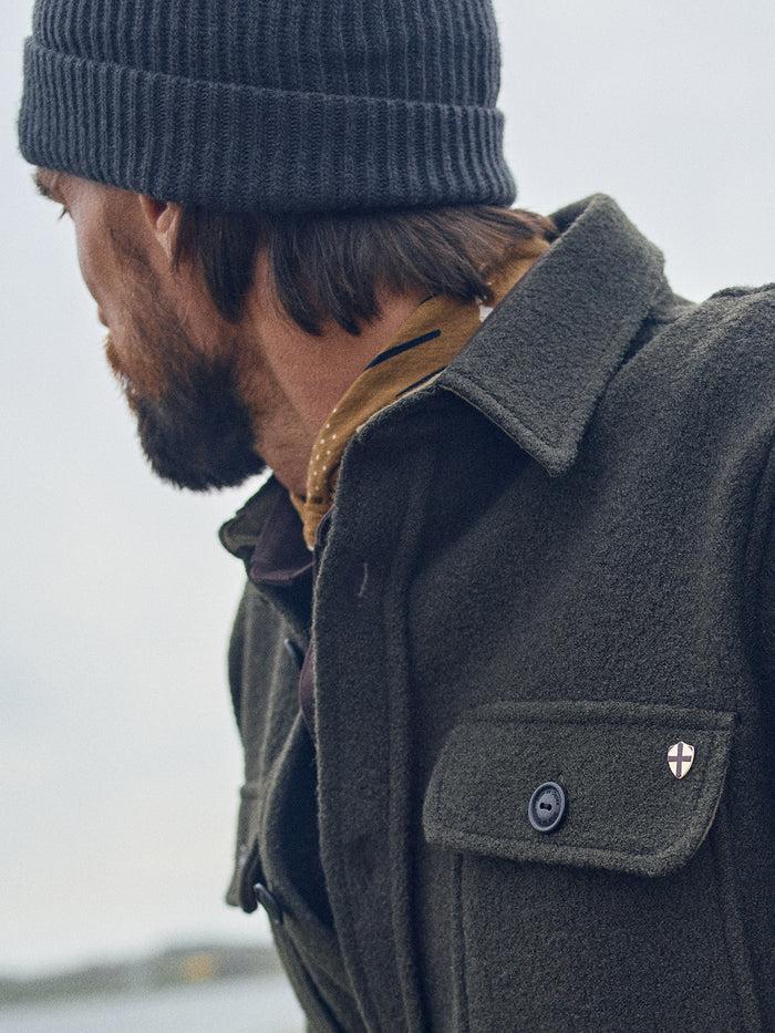 blue de gênes Nello Carino Beanie Charcoal