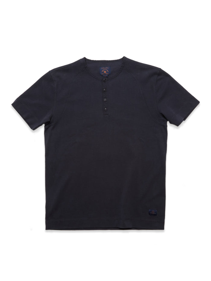 blue de gênes Nipote AW S/S Grandad Dark Navy