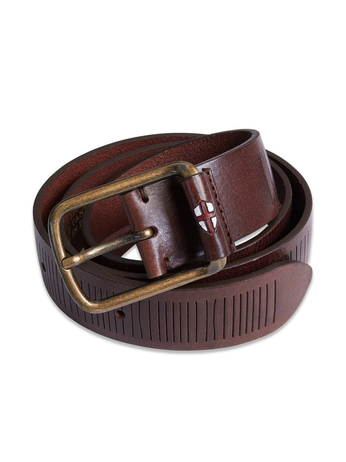 Blue De Gênes Obla Belt Dark Brown