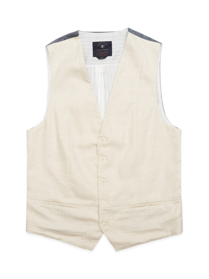 blue de gênes Pantella Desk Gilet Natural