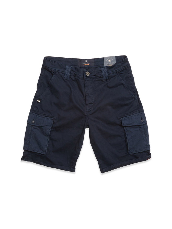 blue de gênes Paulino Cargo Shorts Navy