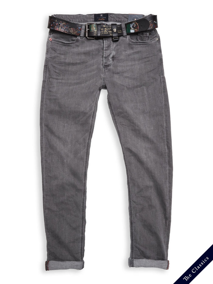 Blue De Gênes Repi Giulio Light Jeans Grey Denim