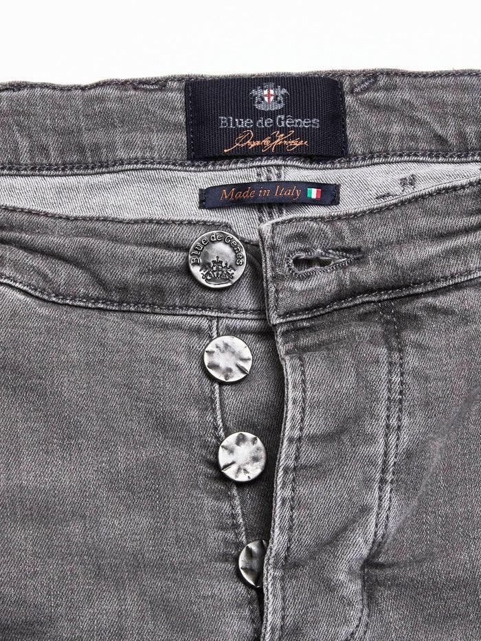 Blue De Gênes Repi Giulio Light Jeans Grey Denim