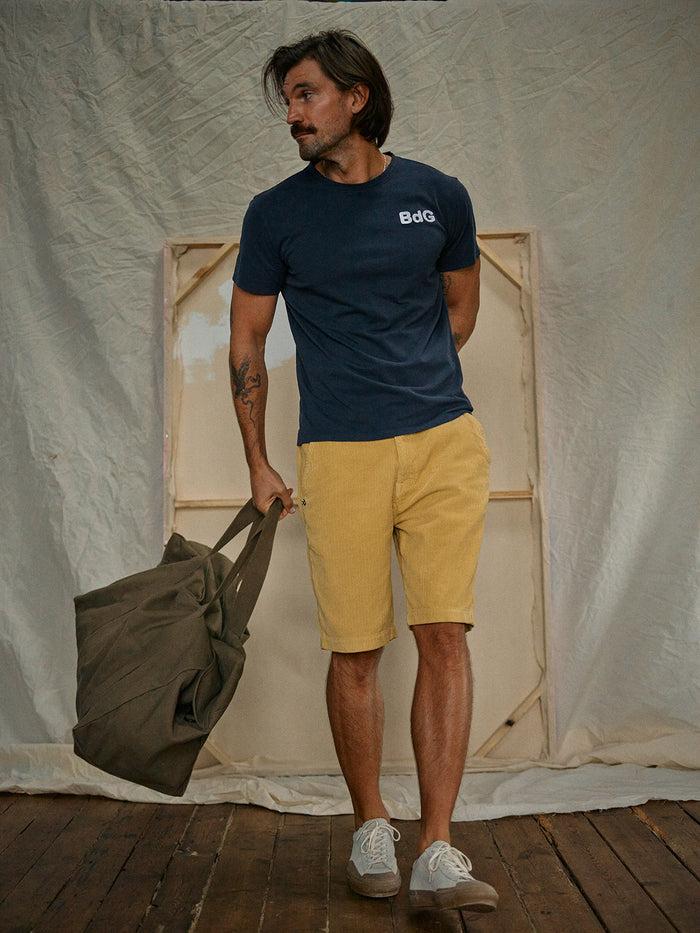 Blue De Gênes Salty Logo T-Shirt Navy