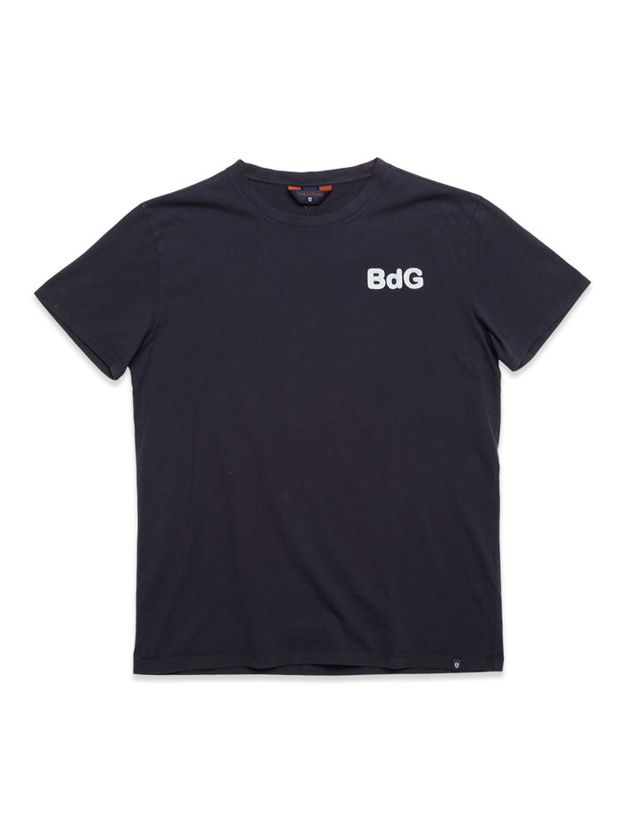 Blue De Gênes Salty Logo T-Shirt Navy