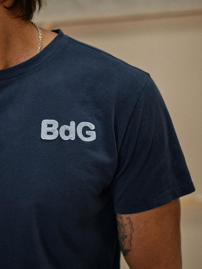 blue de gênes Salty Logo T-Shirt Navy