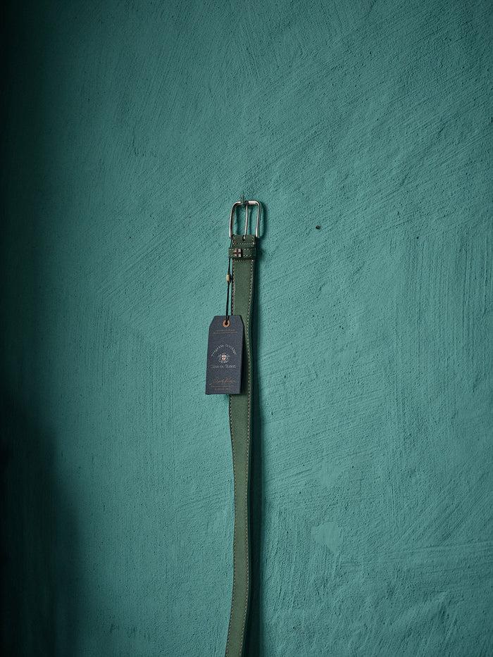 blue de gênes Suede Belt Green Bay