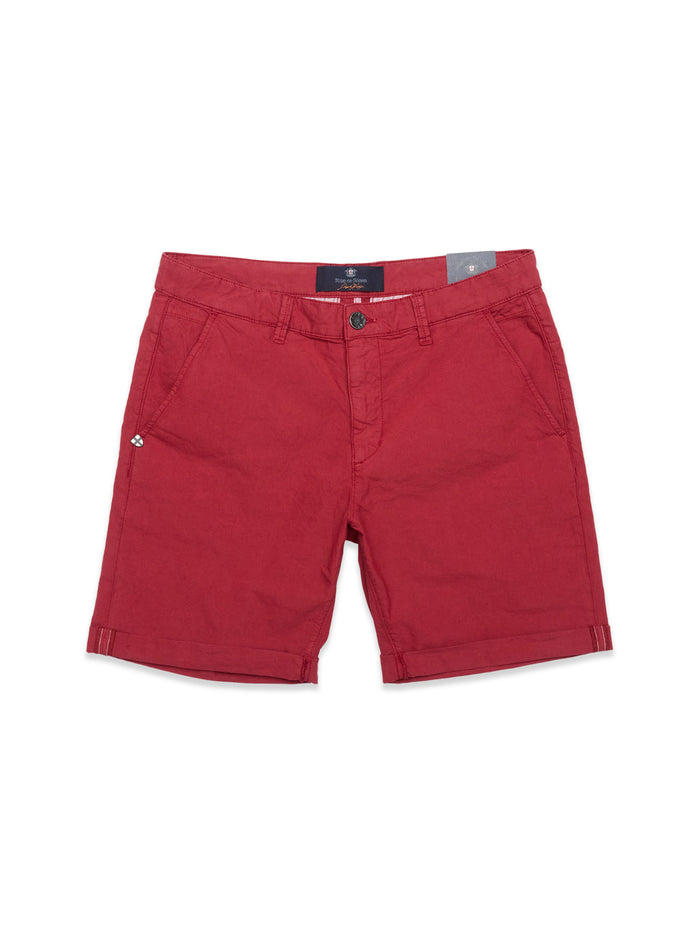 Blue De Gênes Teo Milano Shorts Havana Red