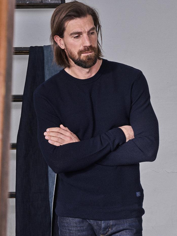Blue De Gênes Tondo Nuovo Knit Navy