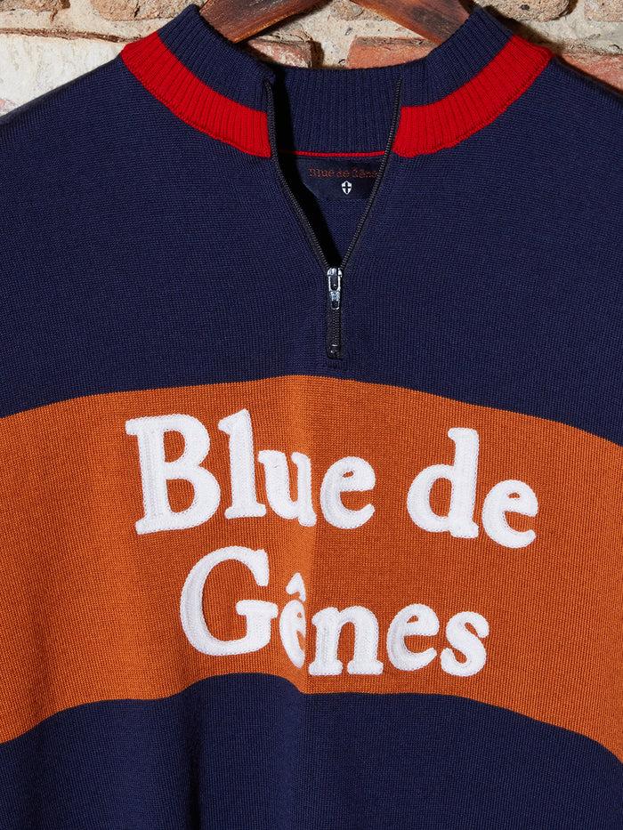 Blue De Gênes Tributo Cycling Jersey Navy