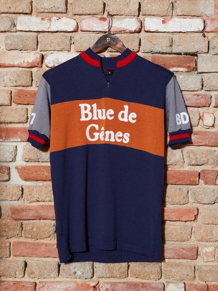 blue de gênes Tributo Cycling Jersey Navy
