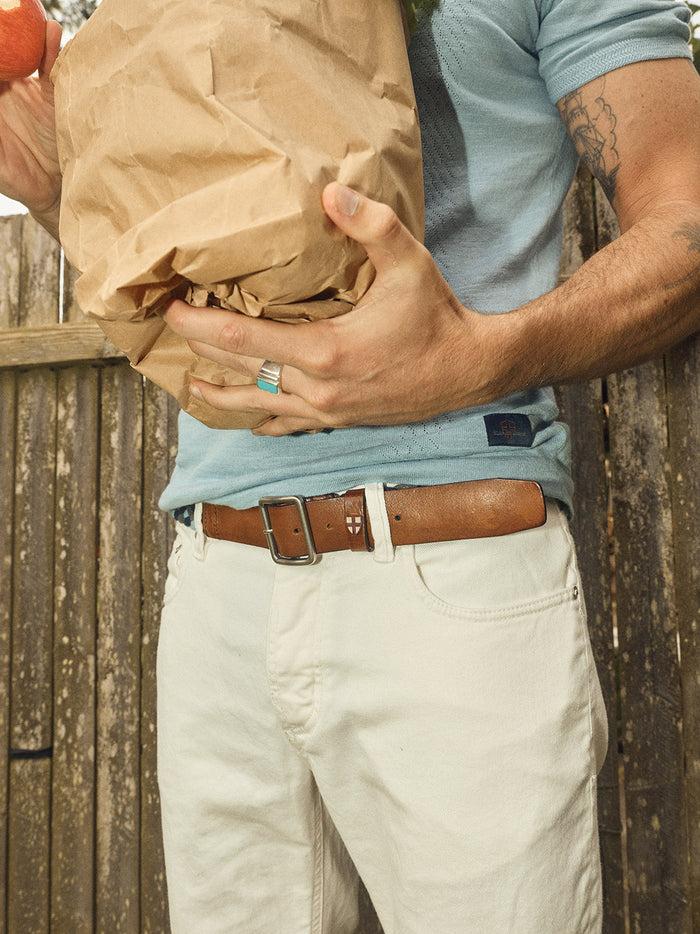 Blue De Gênes Vinci Bianco Jeans White