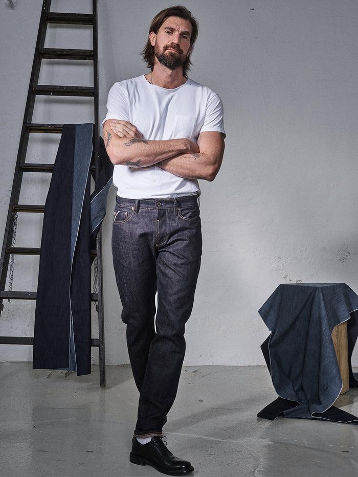 blue de gênes Vinci Chevy Selvedge Jeans Raw Denim