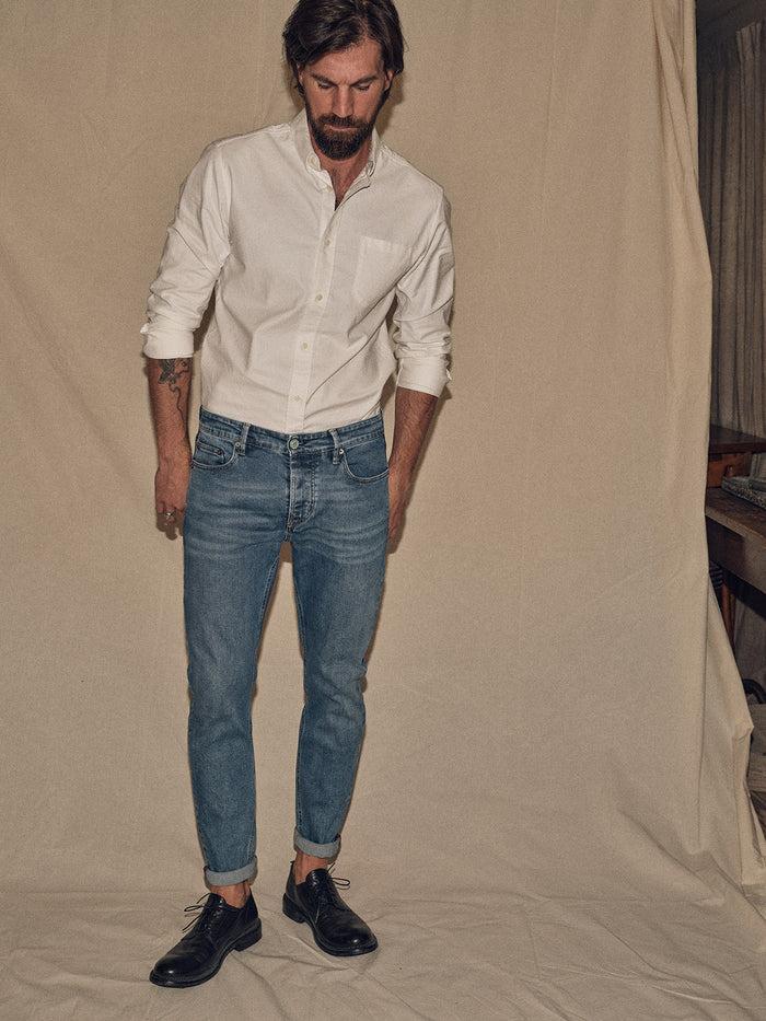 blue de gênes Vinci Pala Used Jeans Denim Blue