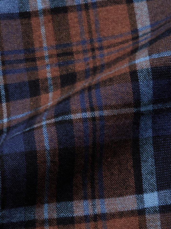 Blue De Gênes Zamboni Quadro Shirt Navy Check