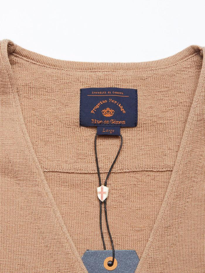 Blue De Gênes Zorba Knit Waistcoat Tuape