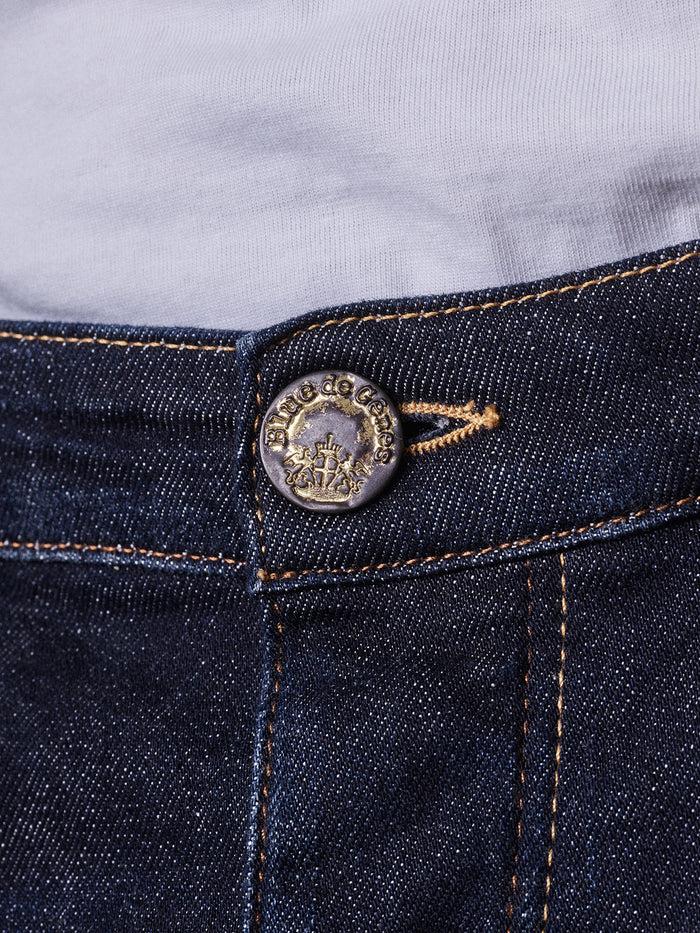 Blue De Gênes Repi Dai V Dark Jeans Dark Blue Denim