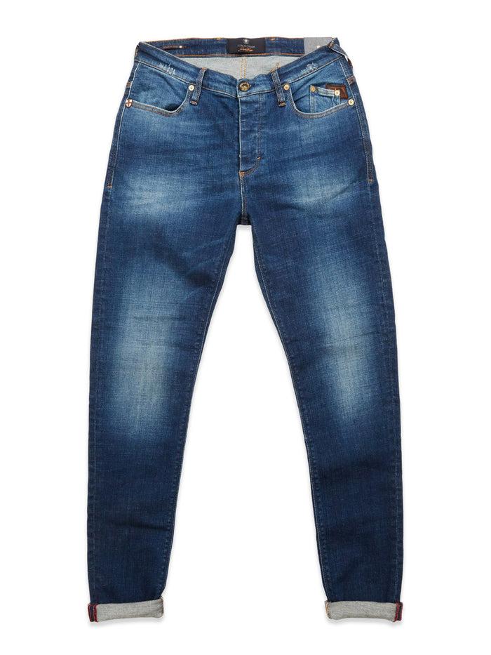 blue de gênes Repi Dragon Dark Used Jeans Denim Blue