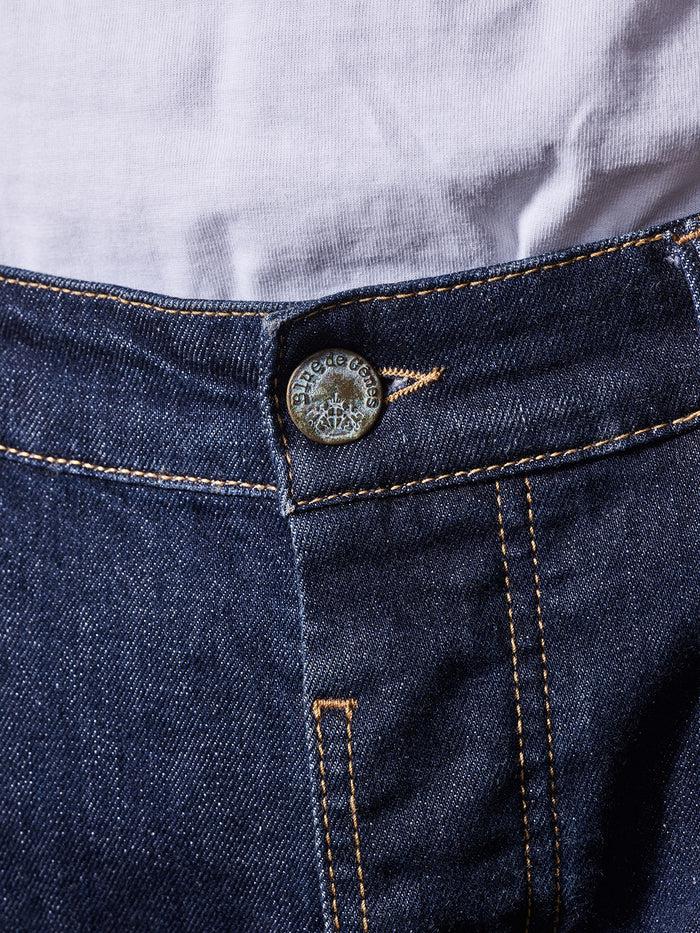 Blue De Gênes Vinci Pala Dark Jeans Dark Blue Denim