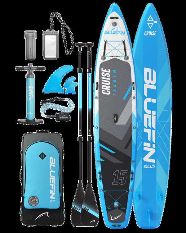 blue fin Cruise 15' Inflatable Paddleboard