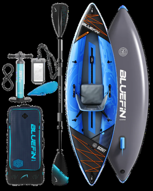 blue fin Scout Inflatable Kayak