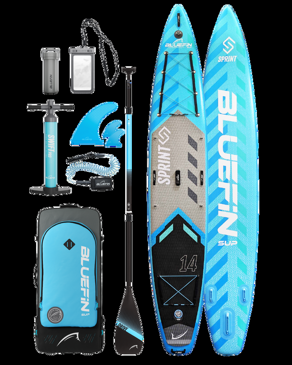 blue fin Sprint 14' Inflatable Paddleboard