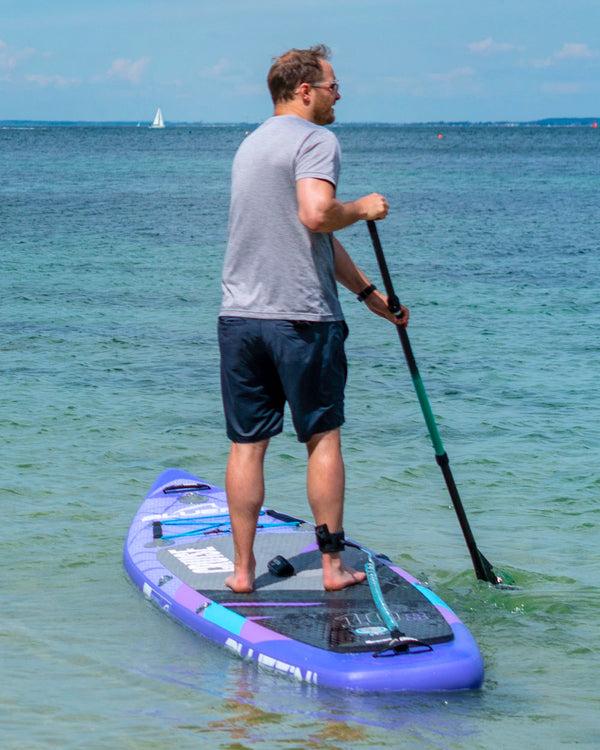 Blue Fin Cruise 10'8 Paddle Purple Inflatable Paddleboard (2024 Edition)