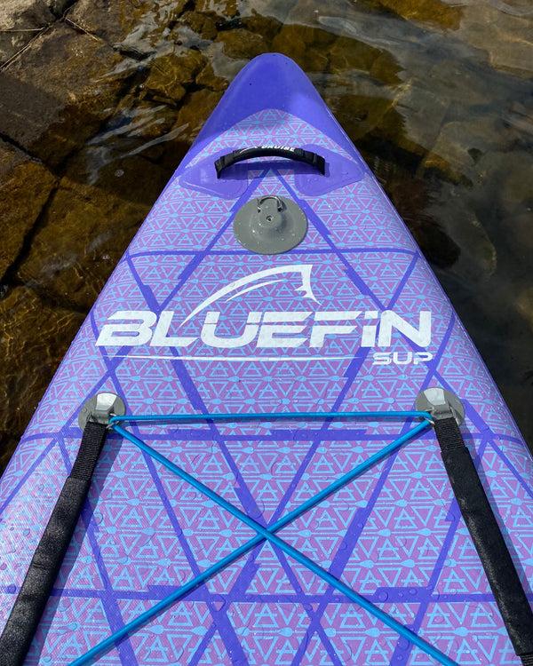 Blue Fin Cruise 10'8 Paddle Purple Inflatable Paddleboard (2024 Edition)