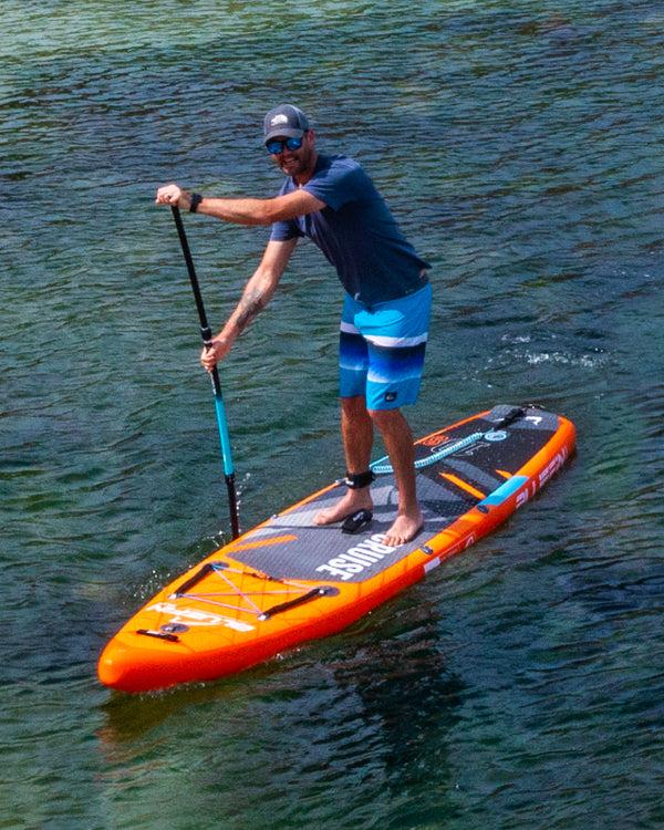 Blue Fin Cruise 10'8 Sunburst Orange Inflatable Paddleboard (2024 Edition)