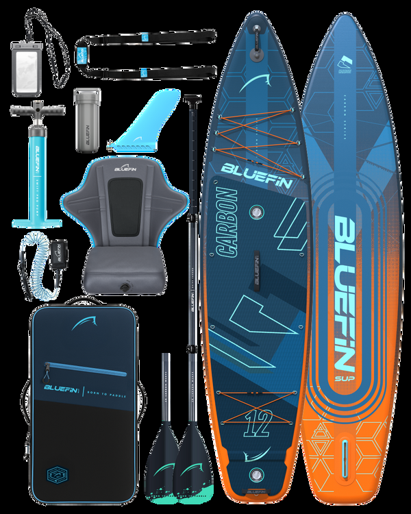 blue fin New Carbon 12' Premium Inflatable Paddleboard