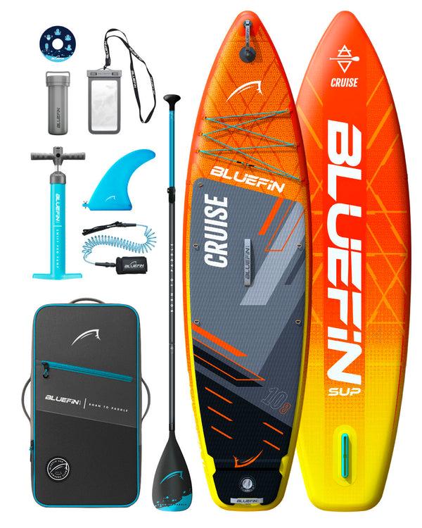 blue fin Orange Sunset Cruise 10'8 Premium Inflatable Paddleboard