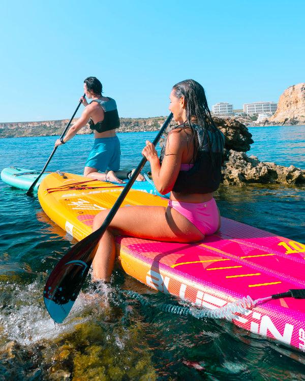 Blue Fin Pink Coral Compact Lite 10' Inflatable Paddleboard