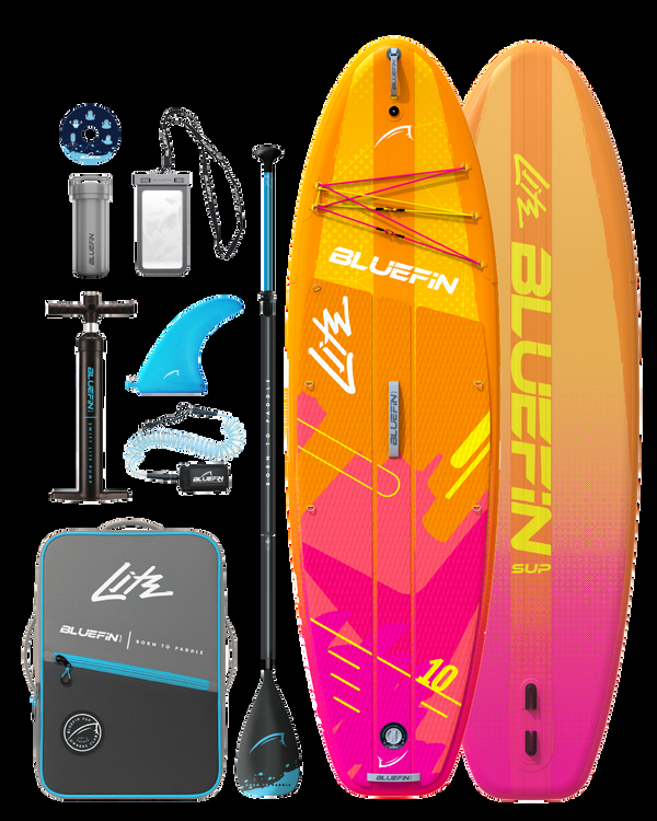 blue fin Pink Coral Compact Lite 10' Inflatable Paddleboard
