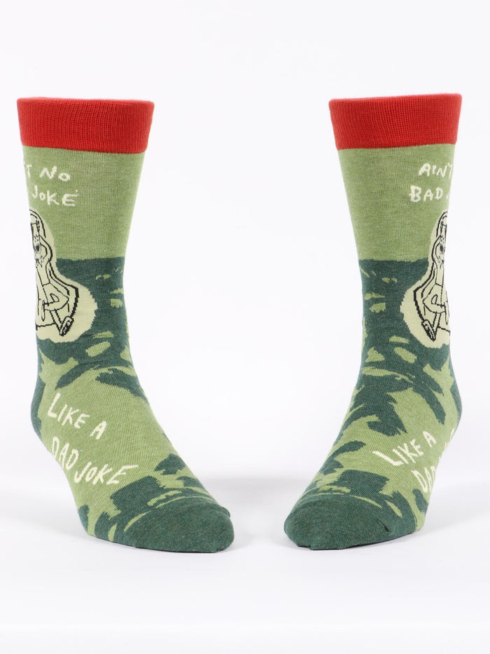 Blue Q Ain't No Bad Joke Like A Dad Joke M-Crew Socks