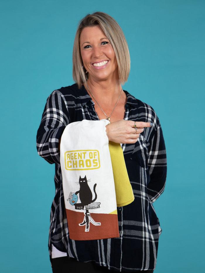 Blue Q Agent Of Chaos Dish Towel