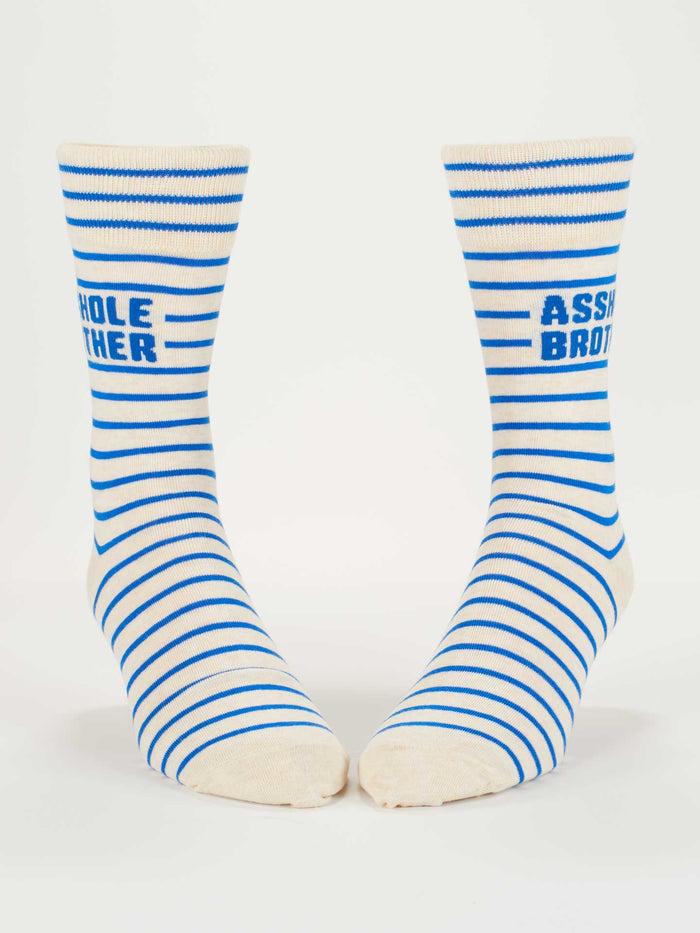 Blue Q Asshole Brother Men's Socks