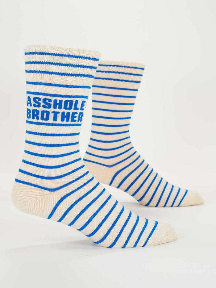 blue q Asshole Brother Men's Socks