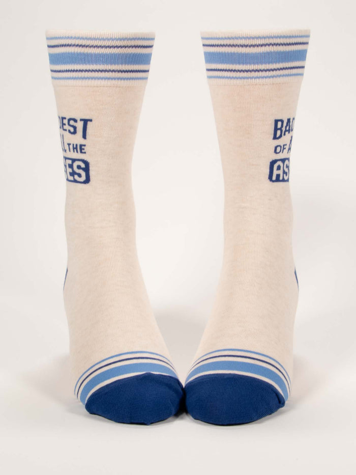Blue Q Baddest Of All The Asses M-Crew Socks