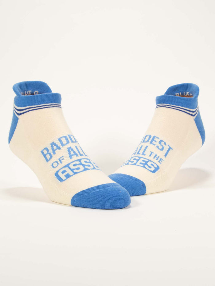 Blue Q Baddest Of All The Asses Sneaker Socks