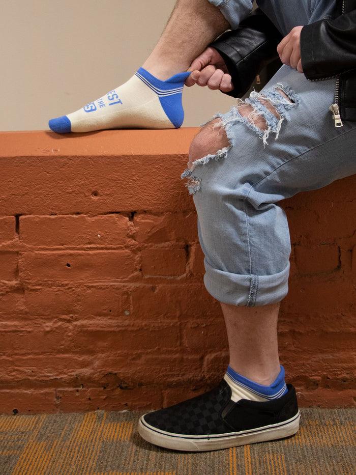 Blue Q Baddest Of All The Asses Sneaker Socks